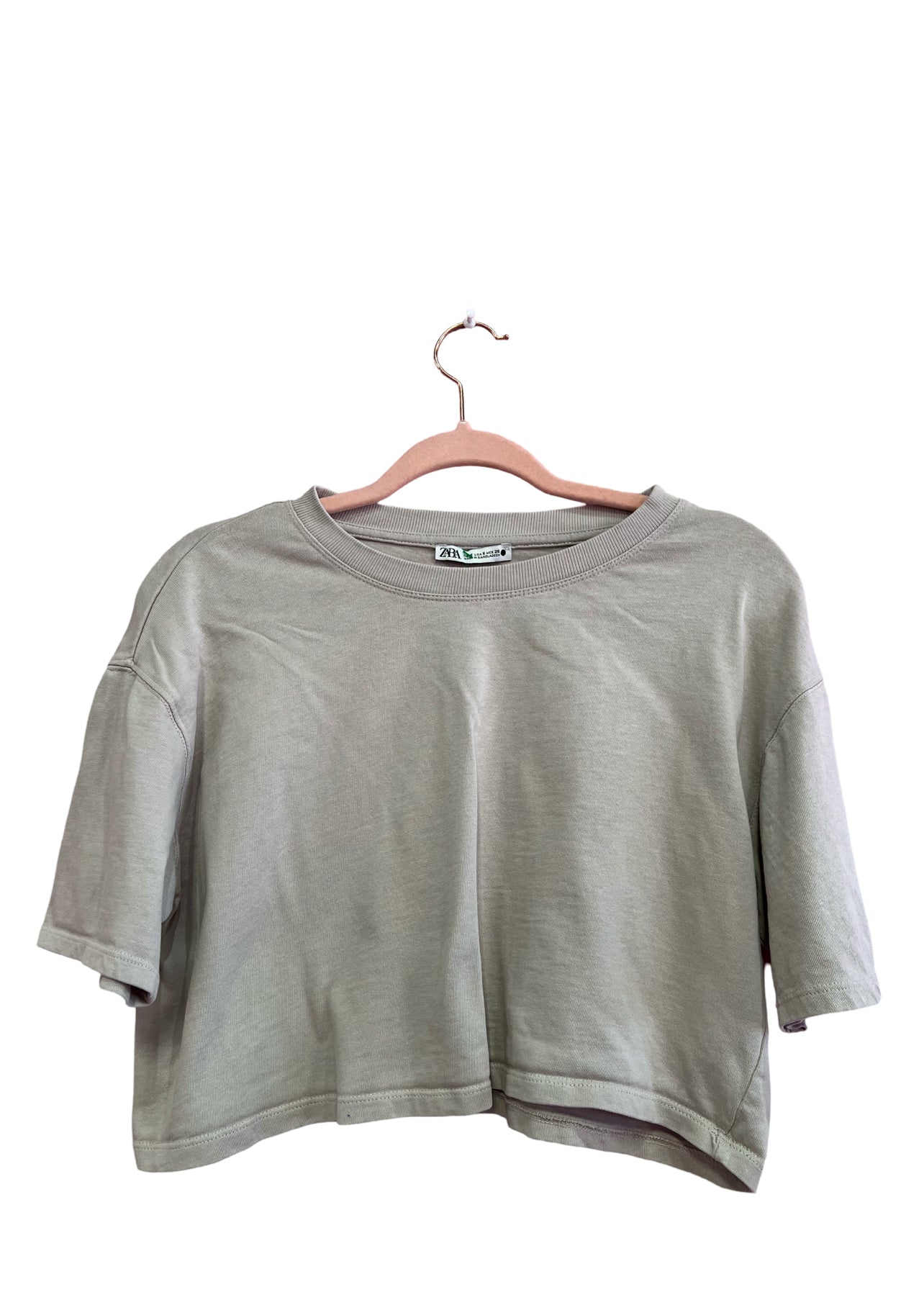 Zara Basic Over Sized Crop T