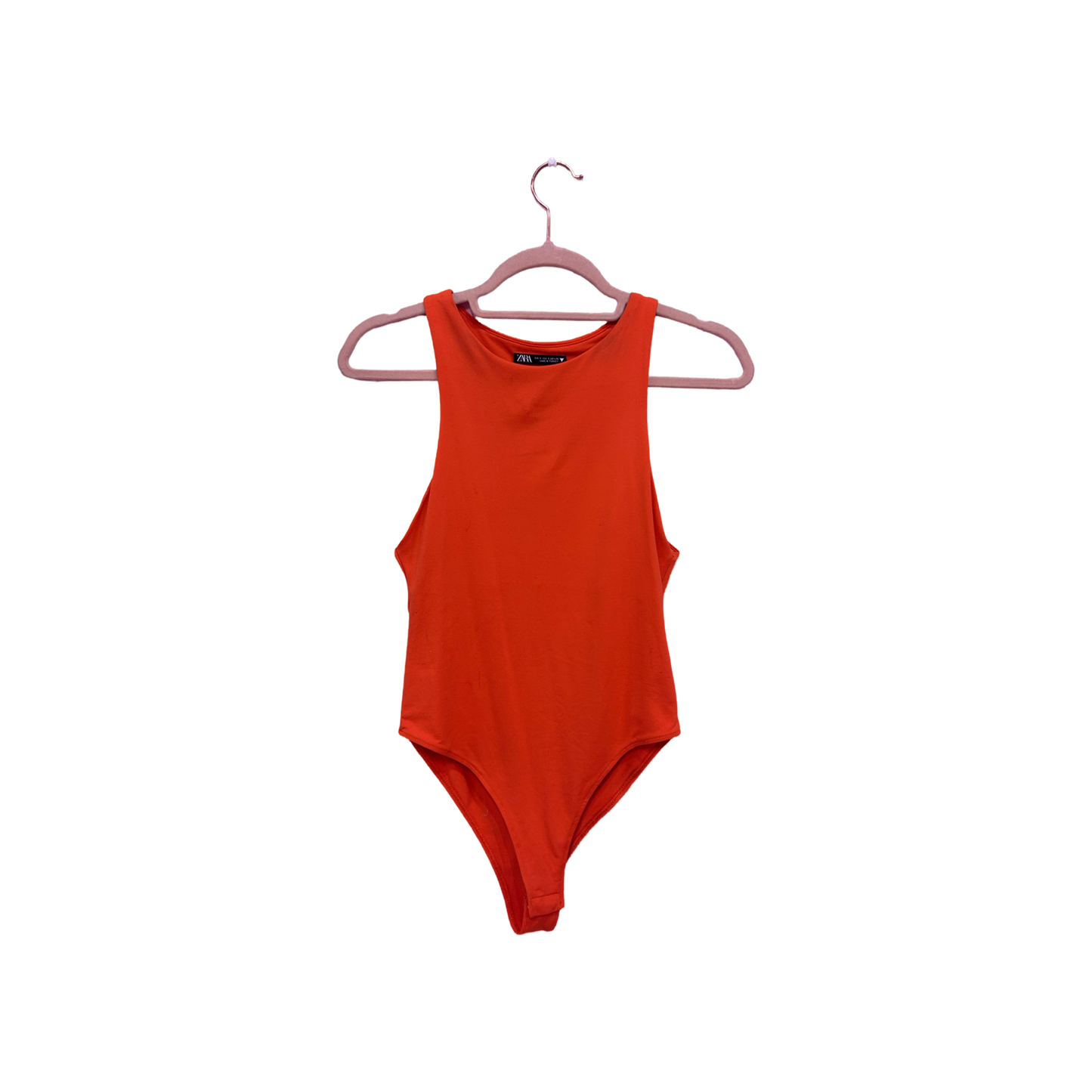 Zara Orange Bodysuit