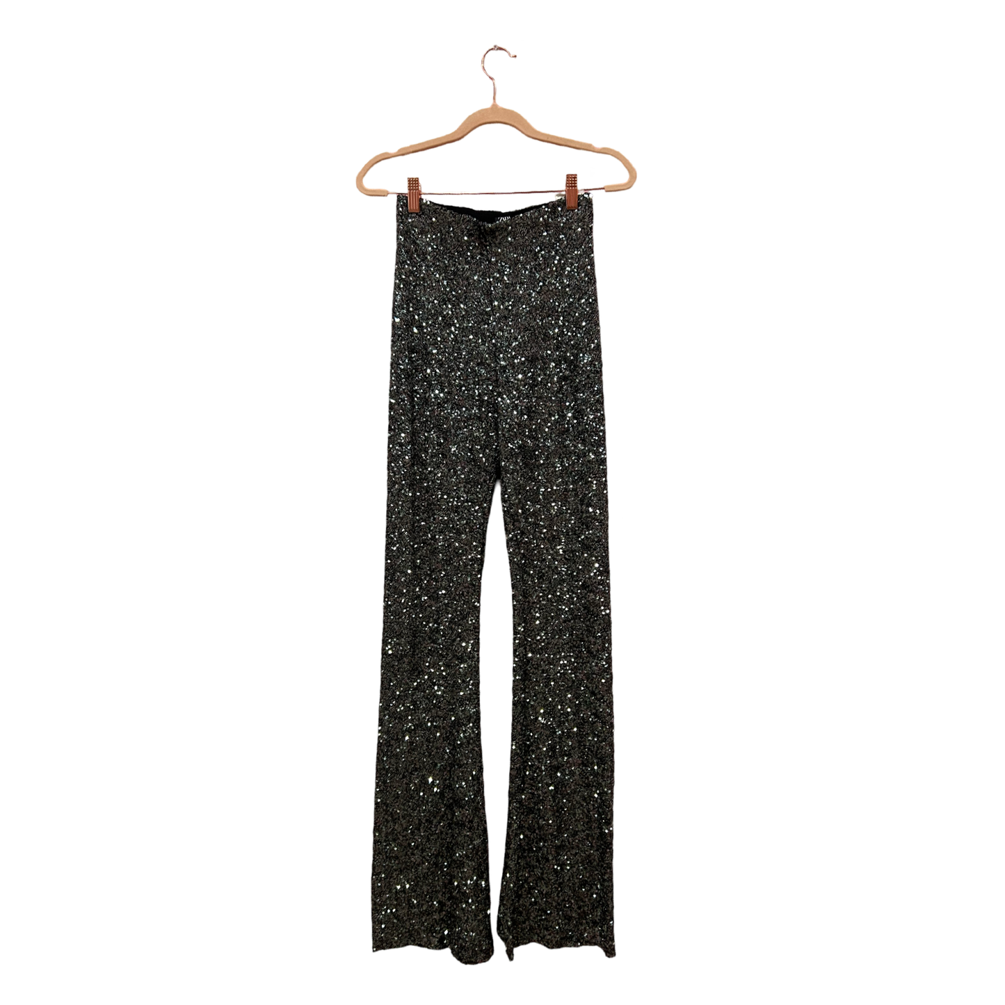 Zara Sequin Flared Pants