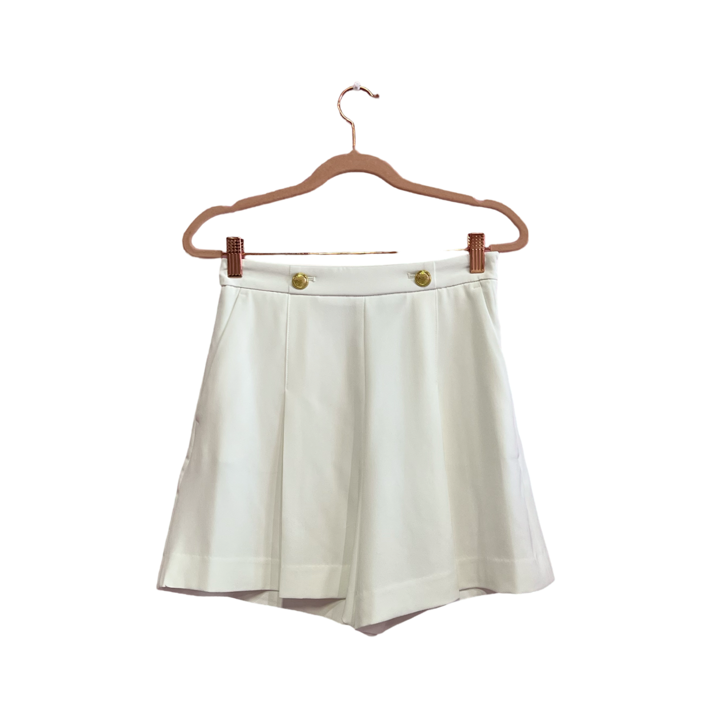 H&M Gold Buttoned Skort