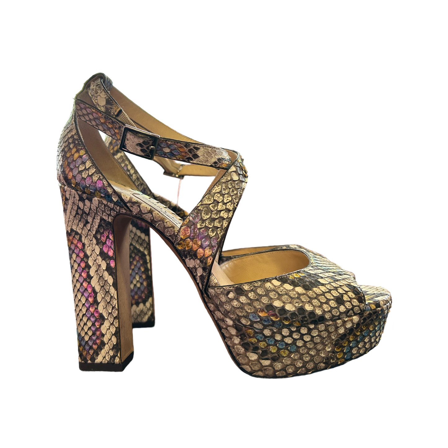 Jimmy Choo London Y2K Print Heels