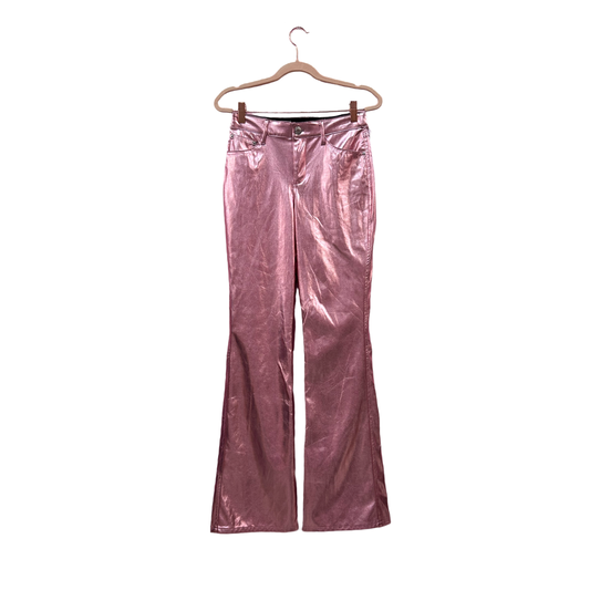 Pink Metallic Pants