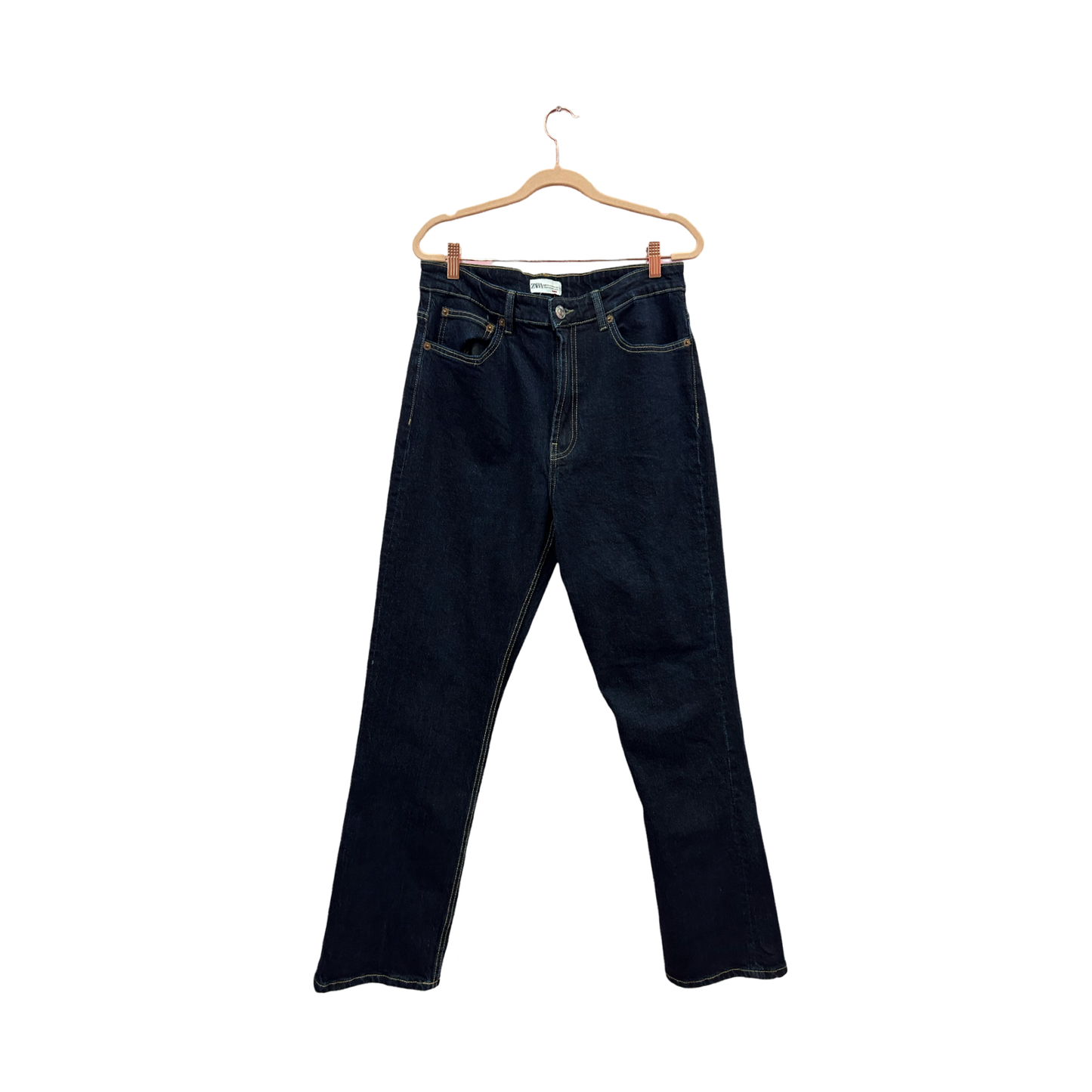 Zara Dark Denim Mom Jeans