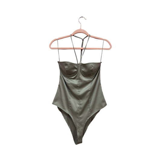 Zara Silk Corset Bodysuit