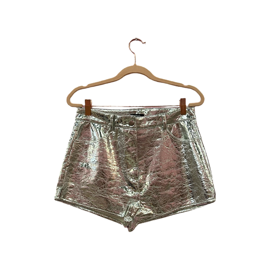 Nasty Gal Metallic Shorts