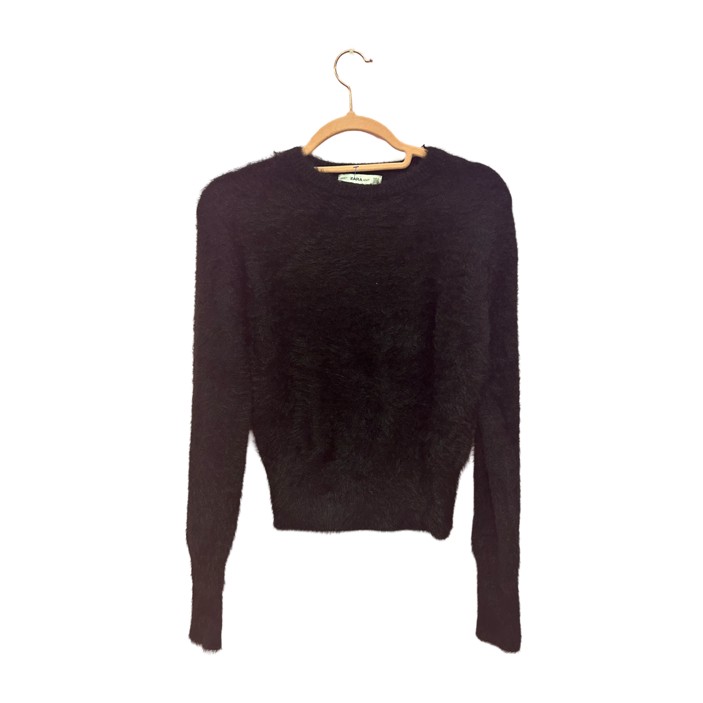 Zara Furry Sweater Top