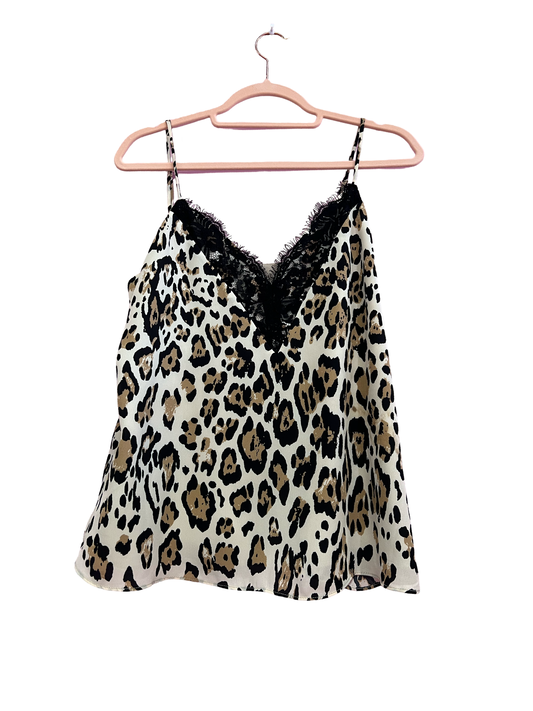 Cheetah Print With Black Lace Detail