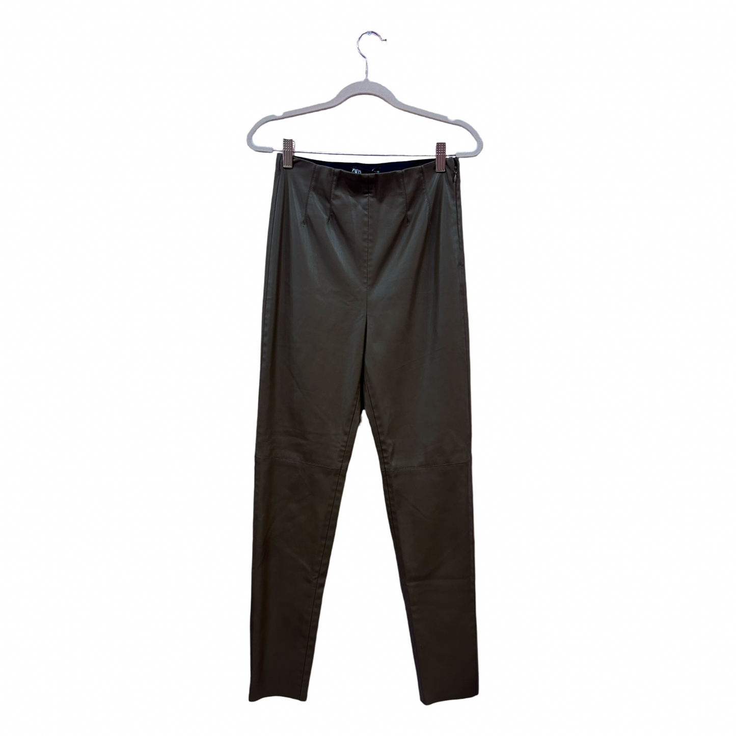 Zara Brown Leather Pants