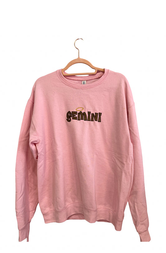 Gemini Pink Crewneck