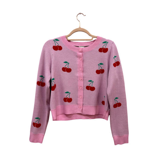 Nikka K Cherry Cropped Cardigan