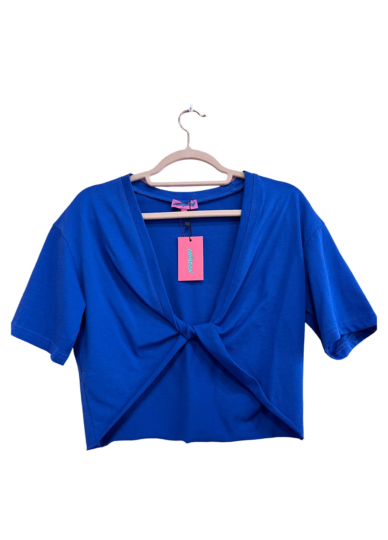 Edikted Blue Tied T Top