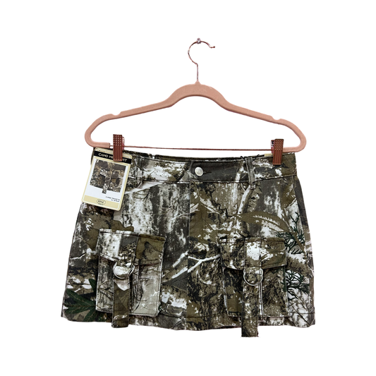 Camo Mini Cargo Skirt